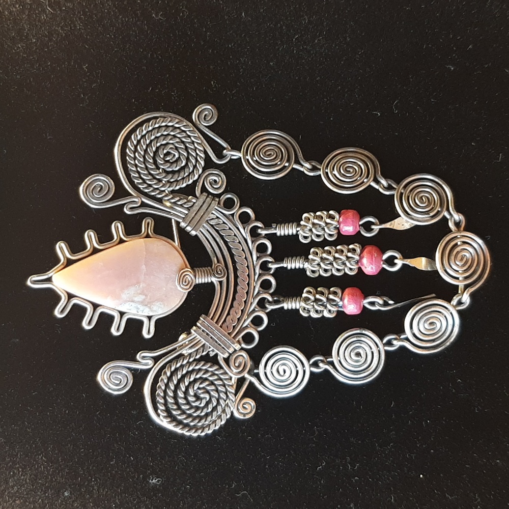 Artisan Rose Quartz Pendant